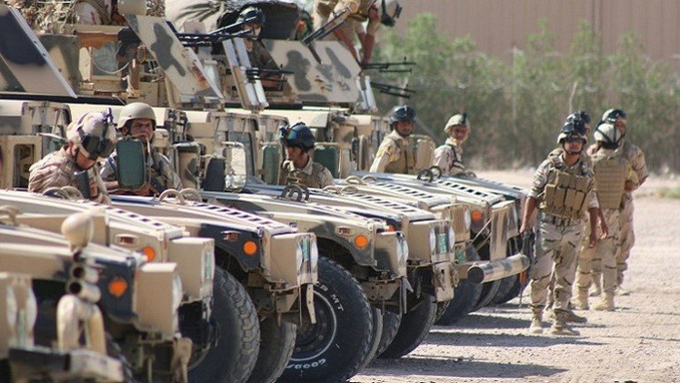 القوات العراقية والحشد الشعبي طوقت تكريت والعين علي الموصل